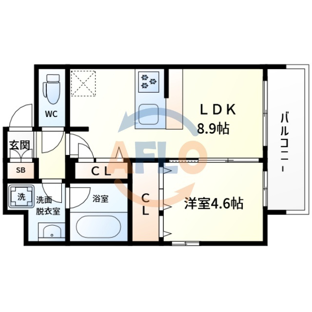 ルフォンプログレ南森町　堀川小学校区の間取り|ルフォンプログレ南森町　外観