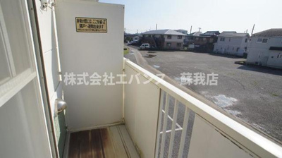 【バルコニー】 | コーポグリーンD | 落ち着いた時間を過ごせるバルコニーです