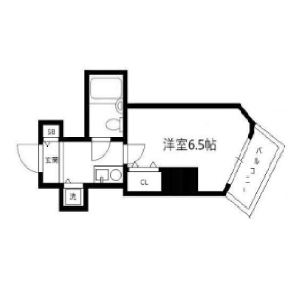 ロータリー天神橋の間取り