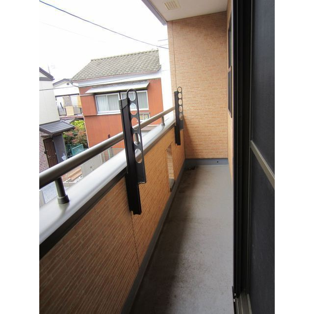 新町ユキハイツのバルコニー|落ち着いた時間を過ごせるバルコニーです