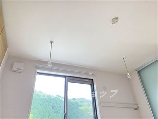 広島市安佐北区三入５丁目のアパートの設備|便利な室内物干し