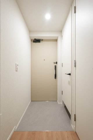 リビオメゾン大岡山の玄関|明るい玄関です