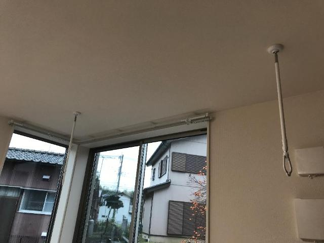 サンライズの設備|室内物干し竿