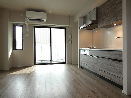 アトラス北品川の居間・リビング|リビング・ダイニング・キッチン　約１１.７畳