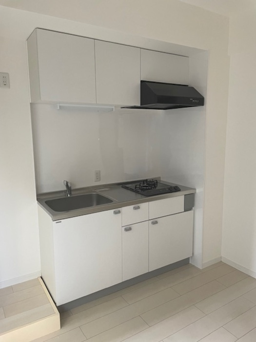 カスタリア千駄ヶ谷のキッチン|コンパクトなキッチンで掃除もラクラク