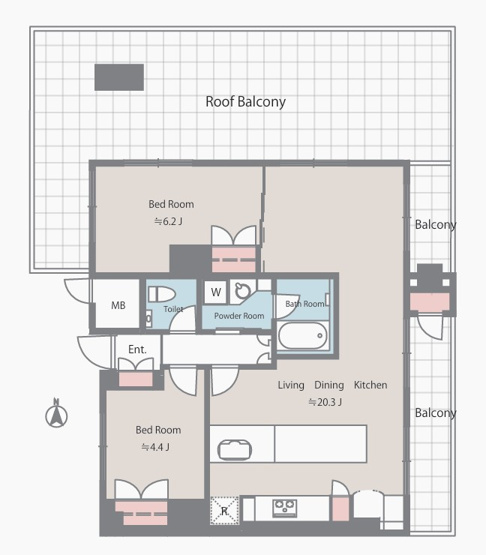 【間取り】 | 自由が丘アーバンライフ
