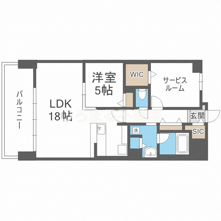 ラ　フェリーチェ難波の間取り