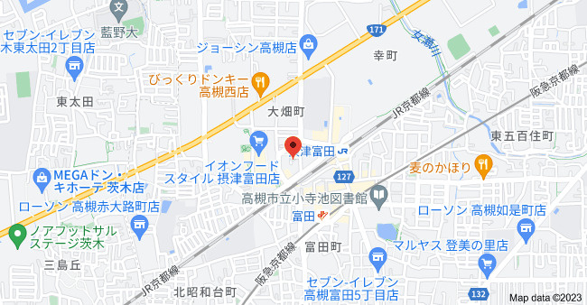 ドムス西高槻の地図