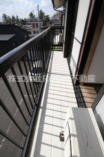 ピュアコート高橋のバルコニー