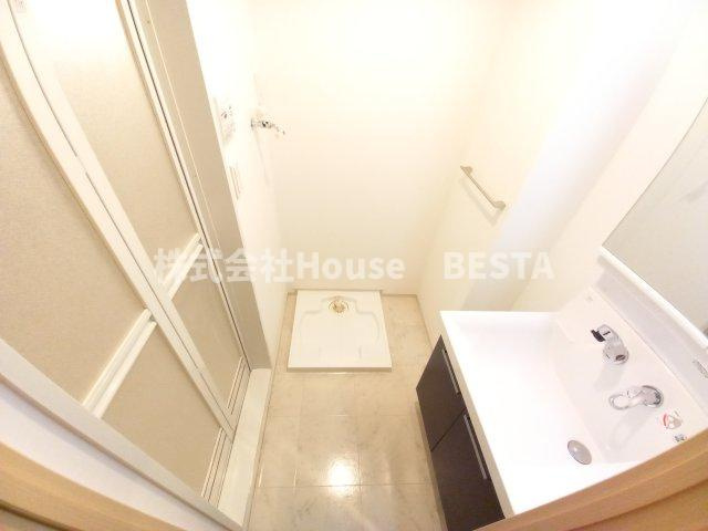 メルディアキューブ新長田の洗面所