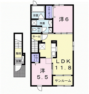 【間取り】 | ルポゼＡ