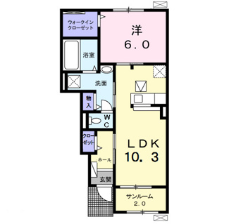 【間取り】 | フェリーチェⅢ