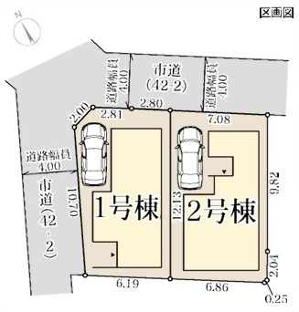 鳴尾町２丁目　新築戸建２区画の外観