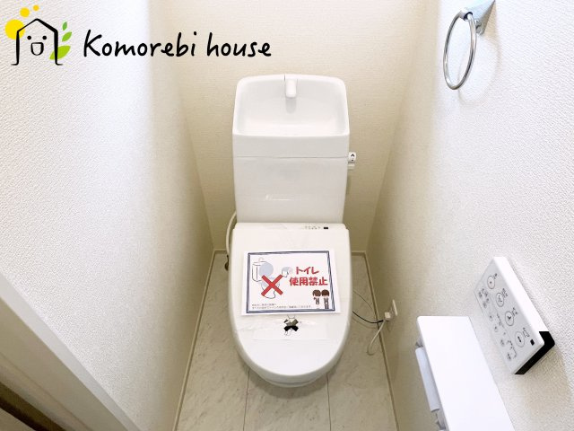 鴻巣松原　3期　新築一戸建て　リーブルガーデン　01のトイレ|コンパクトで使いやすいトイレです