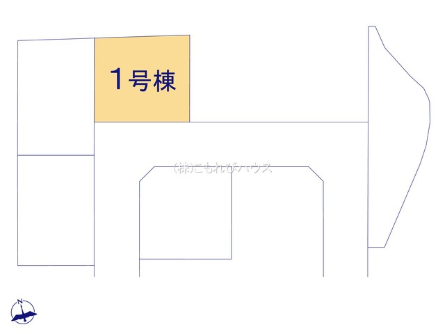鴻巣松原　3期　新築一戸建て　リーブルガーデン　01の区画図|1号棟