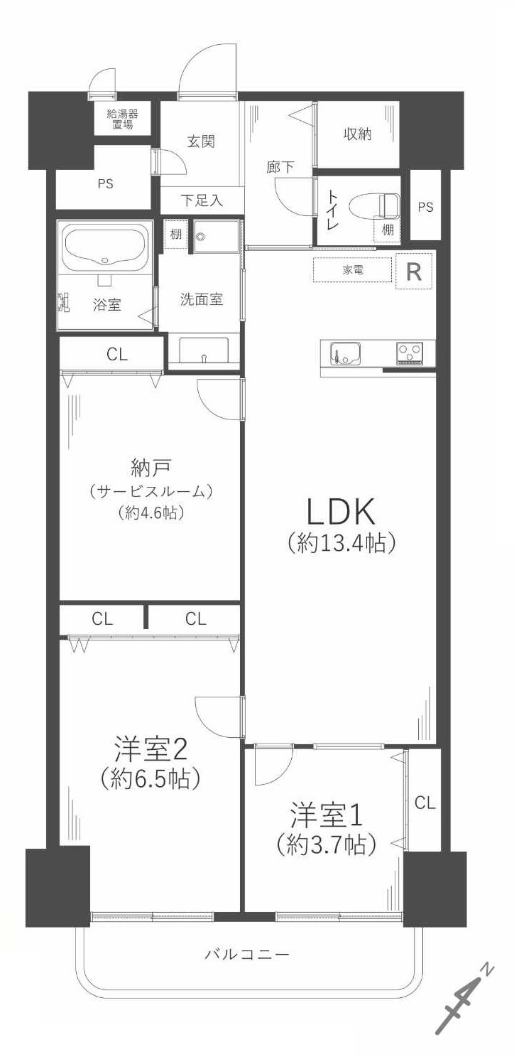 ハイム北野
