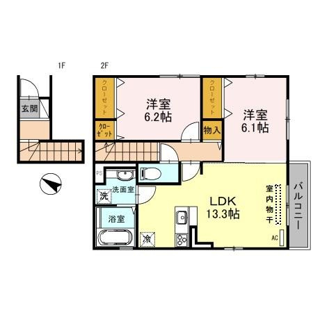 GibbousHouse十三夜の間取り