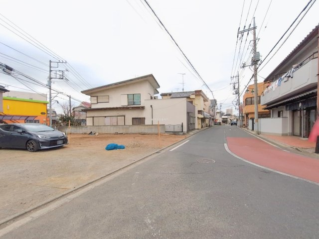 ふじみ野市福岡中央２丁目の売地の前面道路含む現地写真|北側約6.8ｍ公道