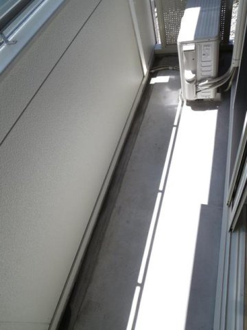 セレノ城南Ａのバルコニー
