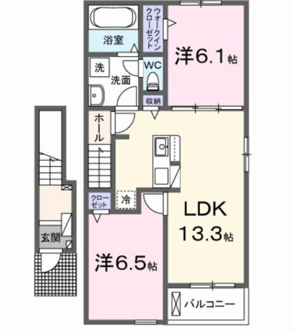 ヒラソールの間取り