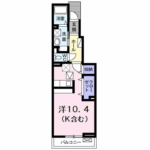 アルバ　カーサⅠの間取り