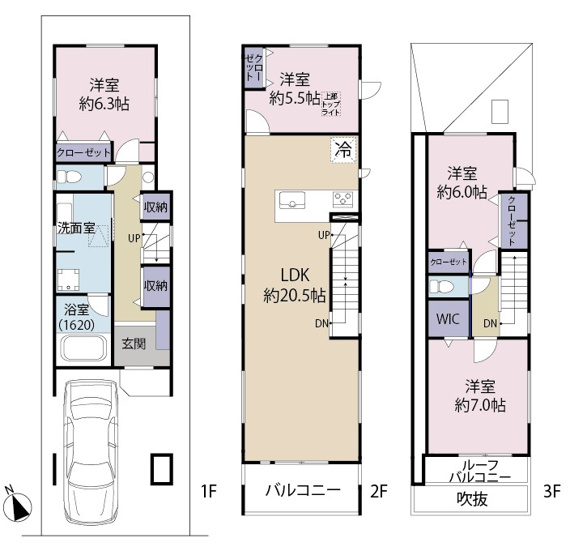 【間取り】 | 目黒区上目黒5丁目