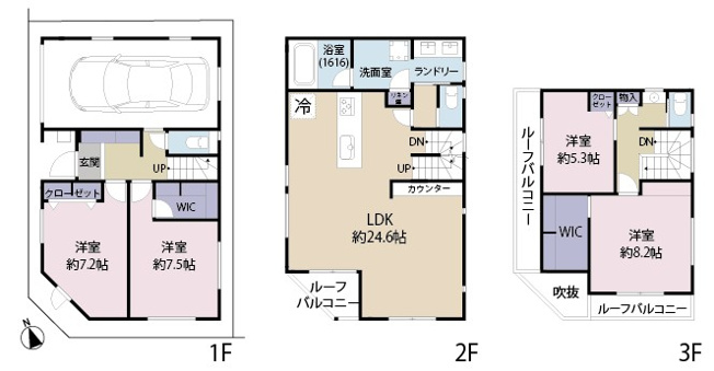 【間取り】 | 目黒区上目黒5丁目
