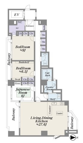 【間取り】 | 目黒タワーヒルズ