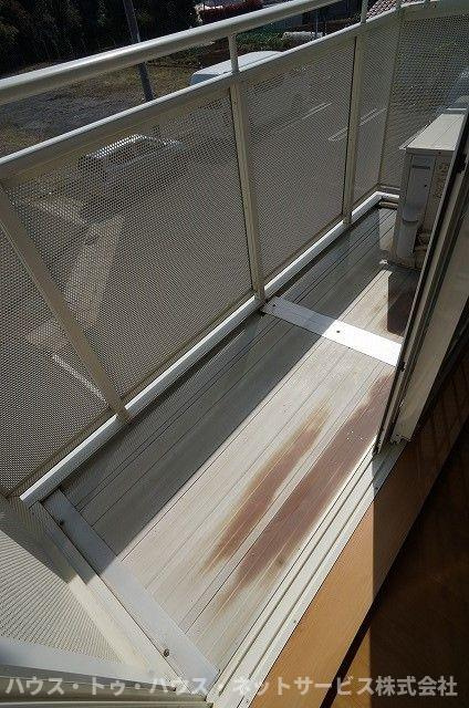 パインヒルズＡのバルコニー