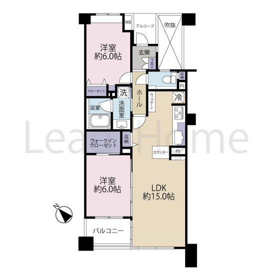 【間取り】 | ファミールヒルズ目黒東山