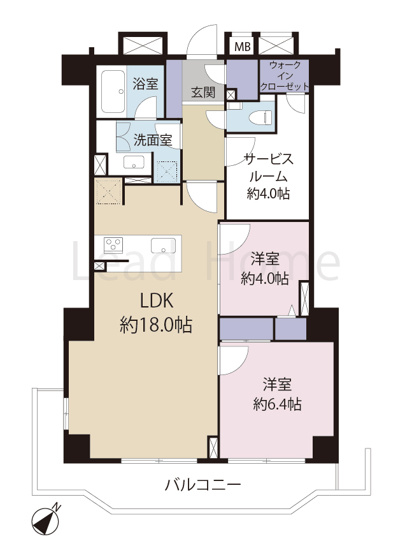 【間取り】 | パルテール目黒青葉台
