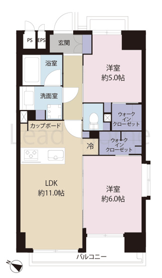 【間取り】 | ハイシティ目黒