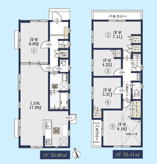 【間取り】 | 世田谷区喜多見1丁目