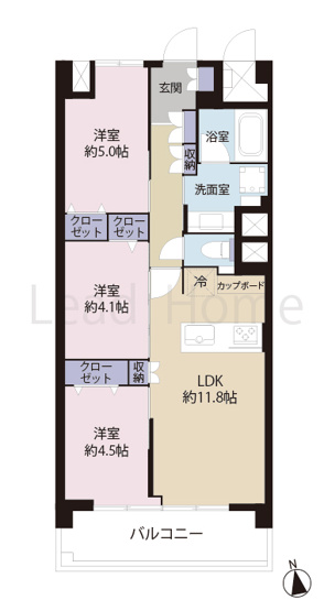【間取り】 | ドルフ目黒