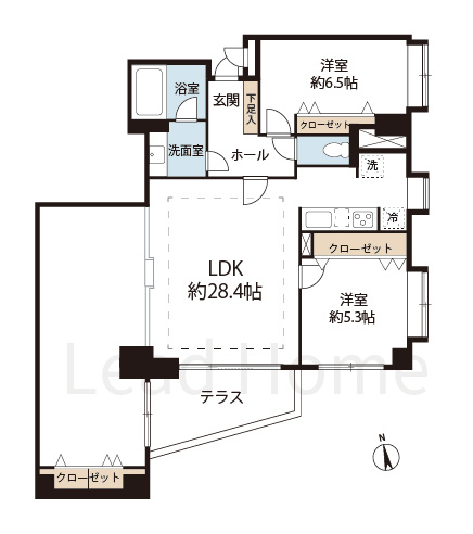 【間取り】 | ソブリン洗足