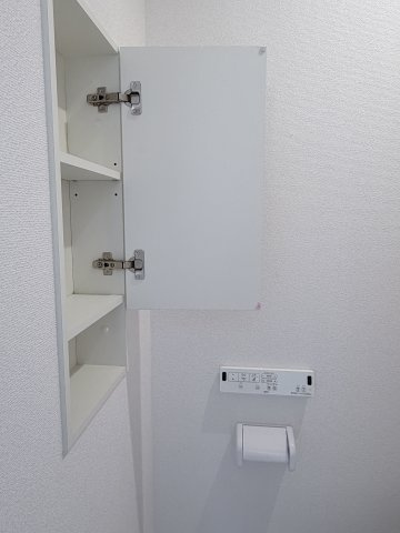 グラファーレ前橋市日吉町　1号棟のトイレ|2階トイレ収納です。