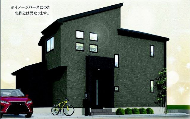 グラファーレ前橋市日吉町　1号棟の完成予想図|日吉町に住宅を建築中です。
お客様のご都合に合わせて同仕様の物件もご見学頂けます♪
グラファーレはお洒落なデザインでおススメです☆