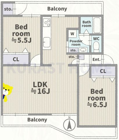 南円明寺ヶ丘団地8棟　3階