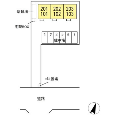 【駐車場】 | Cozy CourtⅡ(ｺｰｼﾞｰｺｰﾄ)