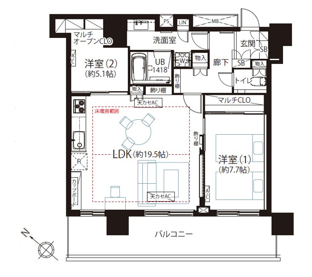 【間取り】 | クロスエアタワー