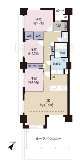 【間取り】 | クレッセント目黒青葉台