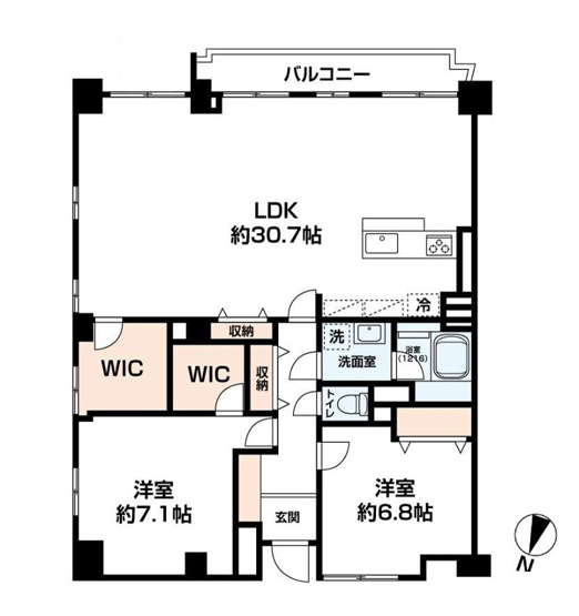 【間取り】 | キャッスル共進マンション