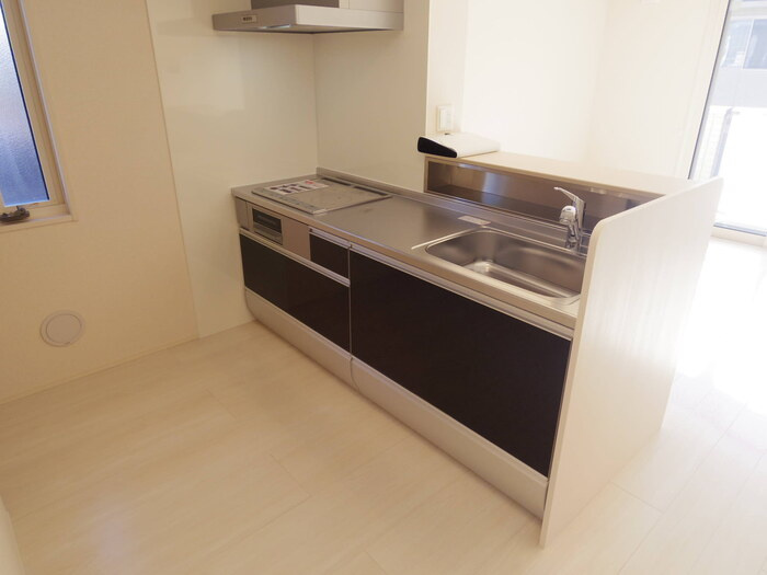 ゼピュロス学園の森 Mのキッチン|カウンターキッチン(IHｸｯｷﾝｸﾞﾋｰﾀｰ付き)