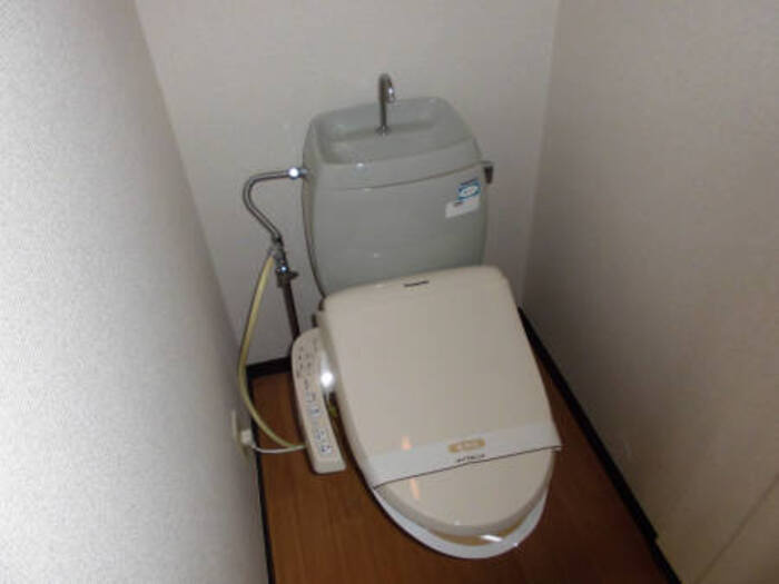 山口コーポのトイレ|温水洗浄便座
