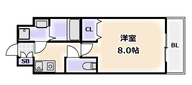 【間取り】 | フレイランスNAMBA PLACE