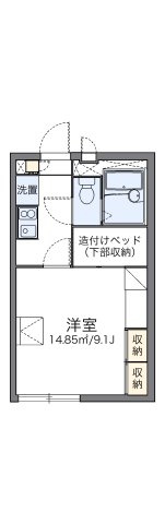 レオパレス屋形原の間取り