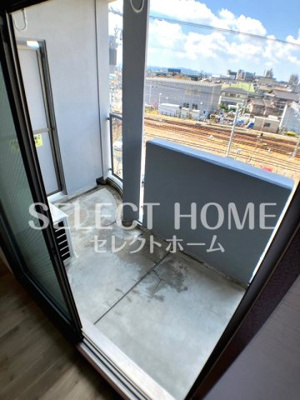 【バルコニー】 | ハートヒルズ矢作 | 開放的で明るい空間を演出してくれるバルコニーです