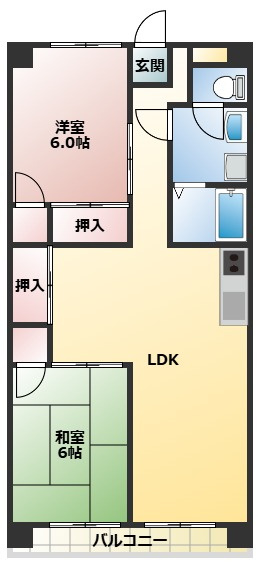 フォーサイト那珂川Renatusの間取り