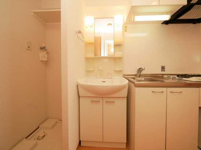 エステムコート難波サウスプレイスの独立洗面台