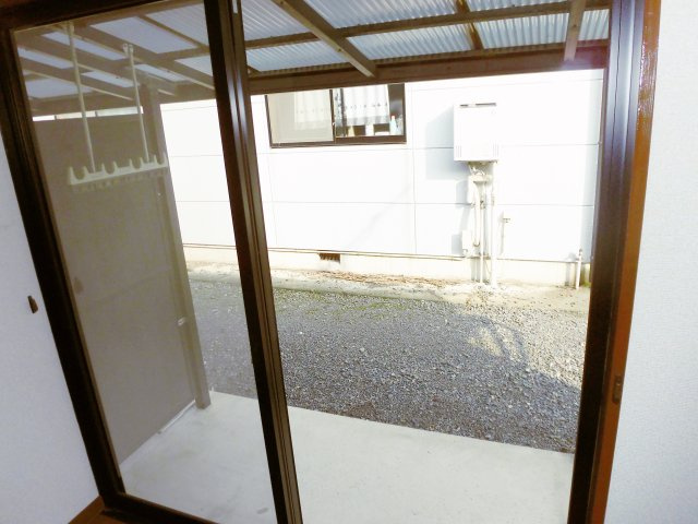 岩宿ハイツのバルコニー